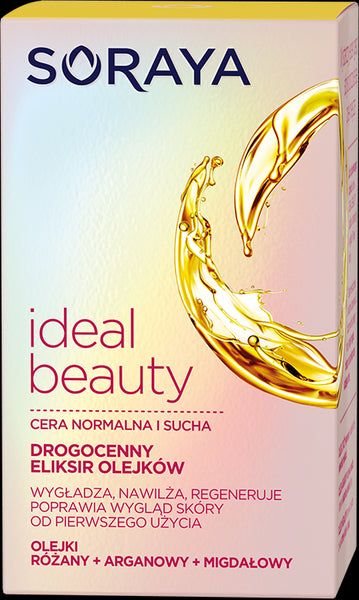 Soraya Ideal Beauty - drogocenny eliksir olejków, cera normalna i sucha, poj. 50 ml