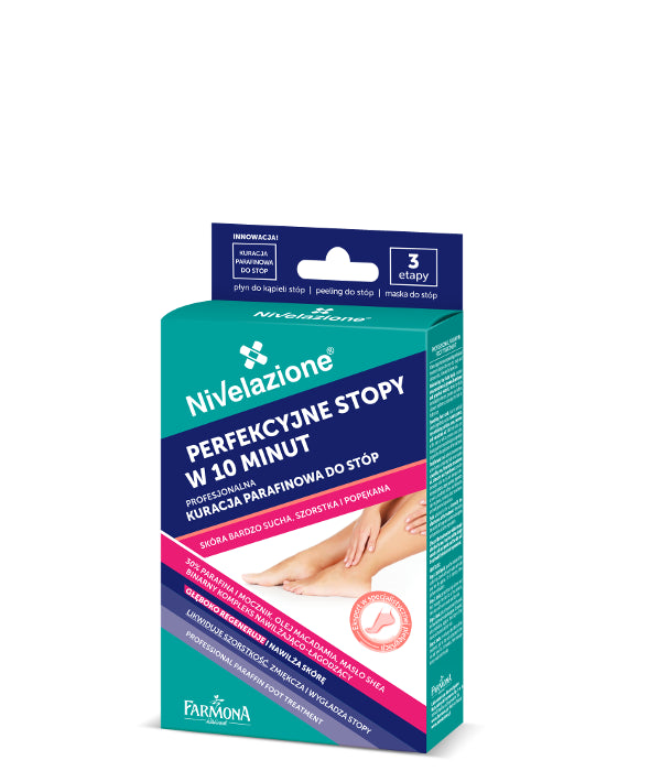Nivelazione Stopy - PERFEKCYJNE STOPY W 10 MINUT, profesjonalna kuracja parafinowa do stóp