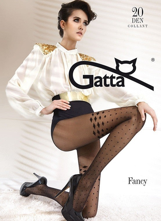 FANCY w.03 - Rajstopy damskie wzorzyste.