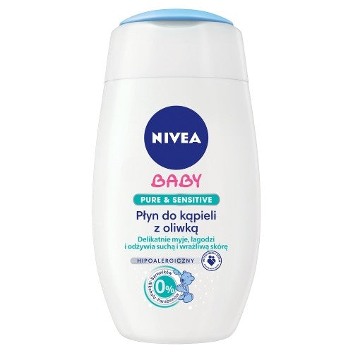 Nivea Baby - płyn do kąpieli z oliwką, Pure & Sensitive, poj. 200 ml