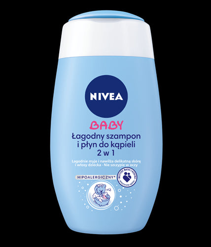 Nivea Baby - mild shampoo and bath lotion 2 in 1, 200 ml