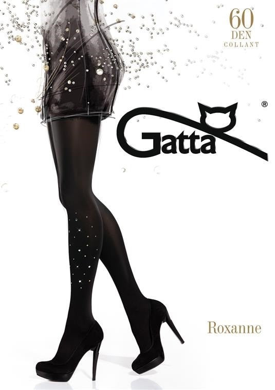 ROXANNE w.09 - Women's patterned tights 60 DEN