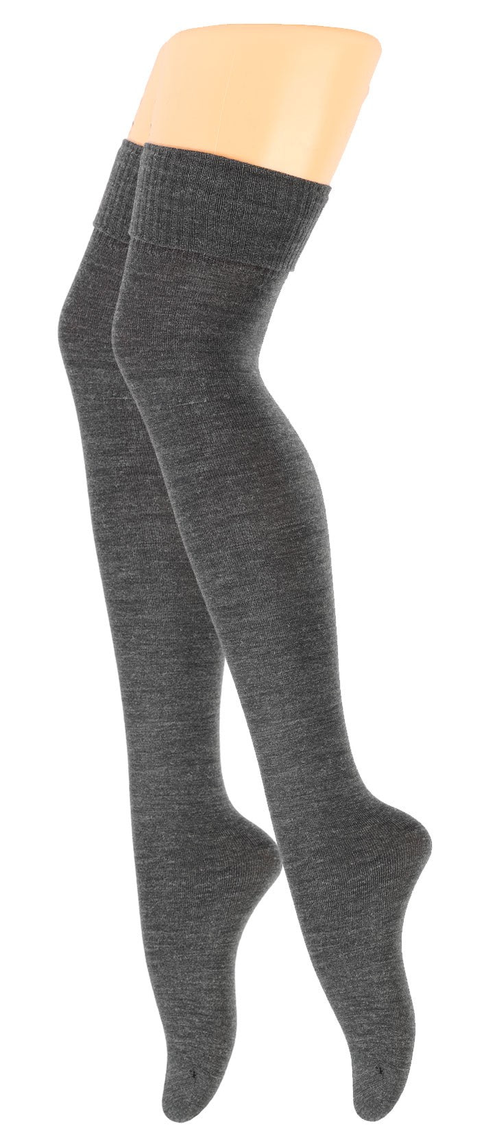 Zakolanówki gładkie damskie anilanowełna