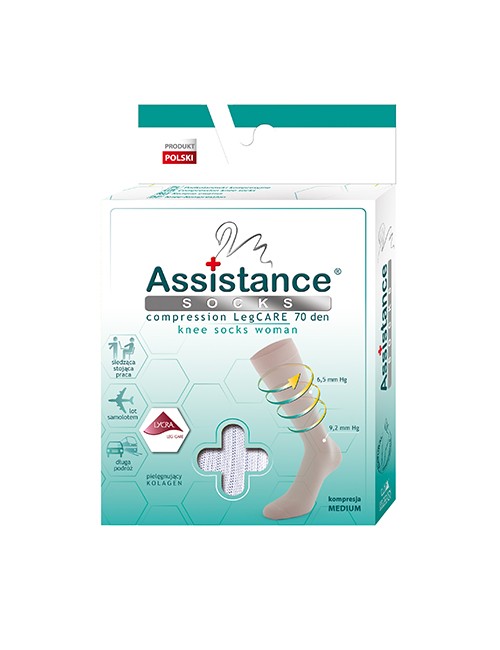 ASSISTANCE (LEG CARE) - podkolanówki damskie kompresyjne