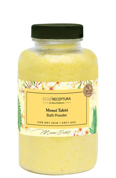Eco Receptura Monoi Tahiti - puder do kąpieli z olejami, poj. 300 g