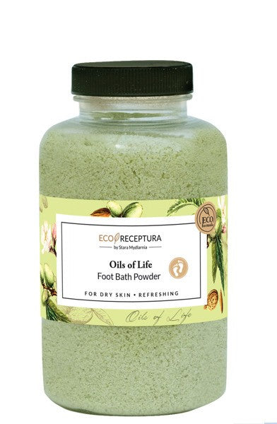 Eco Receptura Oils of Life - puder do kąpieli stóp, poj. 300 g