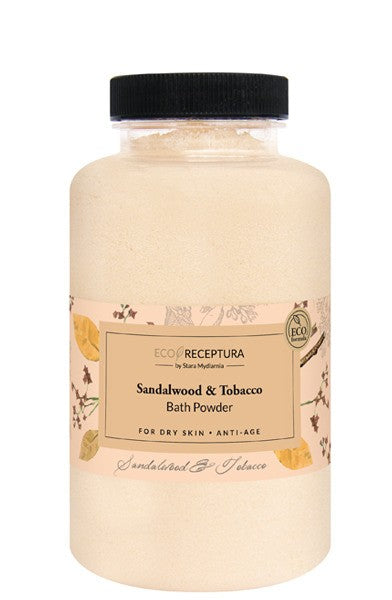 Eco Receptura Sandalwood & Tobacco - puder do kąpieli z olejami, poj. 300 g