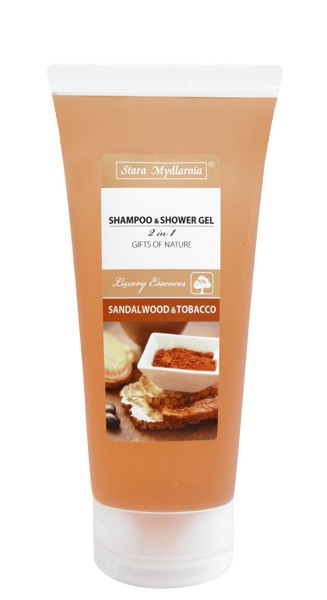 Eco Receptura Sandalwood & Tobacco - żel pod prysznic + szampon do włosów 2w1, poj. 200 ml