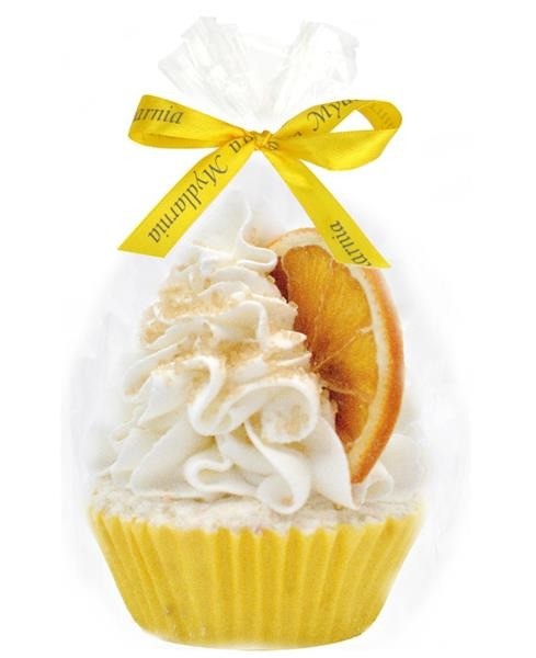 SOCZYSTA POMARAŃCZA - Muffinka do kąpieli i peelingu