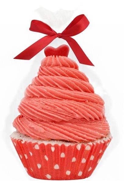 TRUSKAWKOWA POKUSA - Muffinka do kąpieli i peelingu