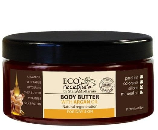 Eco Receptura Argan - masło do ciała, poj. 300 ml