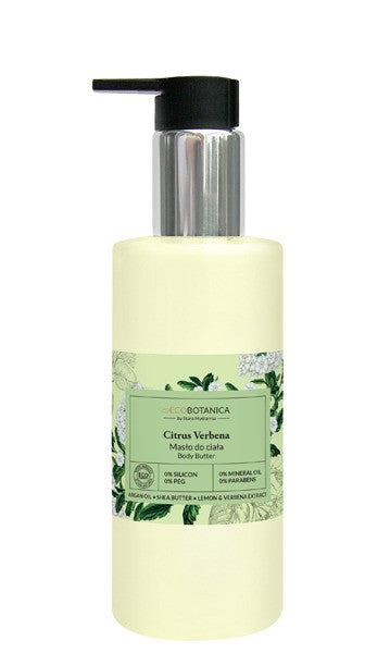 Eco Botanica Citrus Verbena - masło do ciała, poj. 250 ml