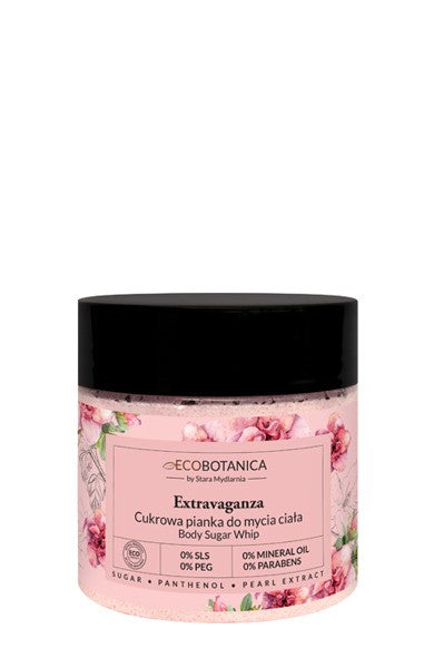 Eco Botanica Extravaganza - cukrowa pianka do mycia ciała, poj. 200 ml