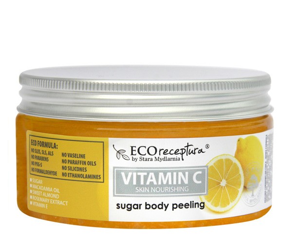 Vitamin C - peeling cukrowy do ciała, poj. 300 ml