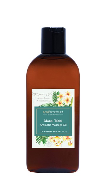 Eco Receptura Monoi Tahiti - aromatyczny olej do masażu, poj. 200 ml