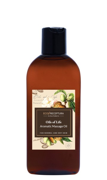 Eco Receptura Oils of Life - aromatyczny olej do masażu, poj. 200 ml
