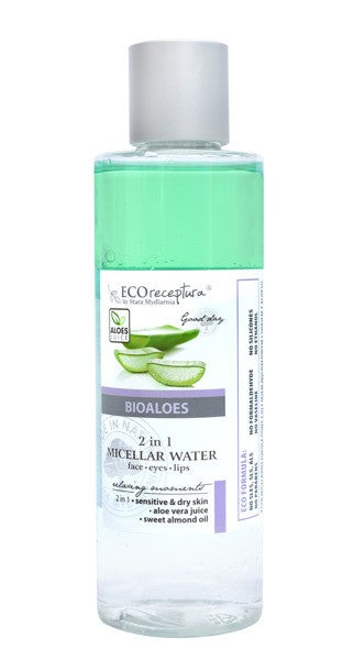 Eco receptura Bioaloes - płyn micelarny 2w1, poj. 200 ml