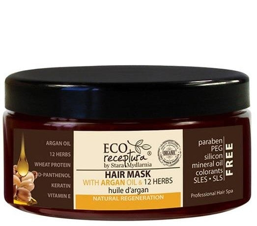 Eco Receptura Argan - maska do włosów, poj. 300 ml
