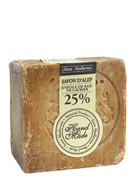 Alep - mydło, 25% oleju laurowego, waga ok. 190 g