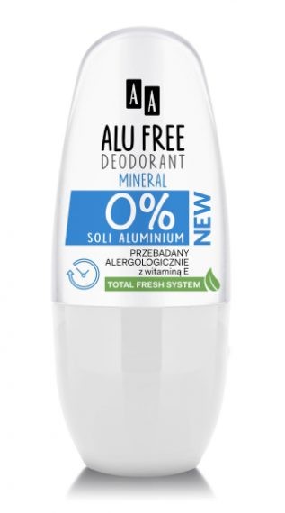 AA ALU FREE - deodorant 0% ALUMINIUM SOLE, Mineral, 50 ml