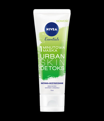 NIVEA Essentials Urban Skin - DETOX, 1-minute purifying mask, capacity 75 ml
