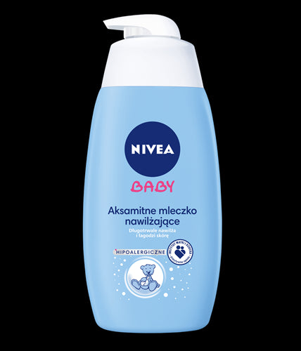 Nivea Baby velvety moisturizing milk, 500 ml capacity