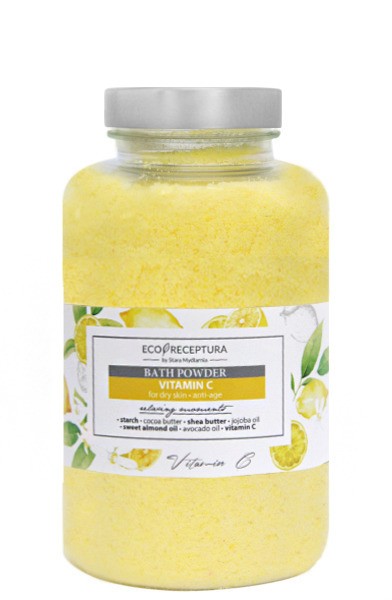 Eco Receptura Vitamin C - puder do kąpieli z olejami, poj. 400 ml