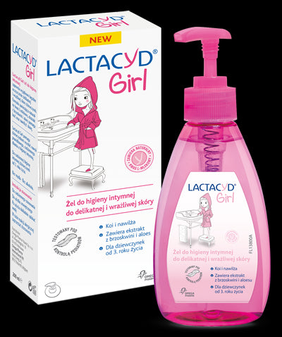 Lactacyd Girl - intimate hygiene gel for delicate and sensitive skin, 200 ml capacity