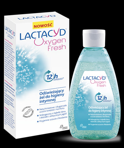 Lactacyd Oxygen Fresh - refreshing gel for intimate hygiene, 200 ml