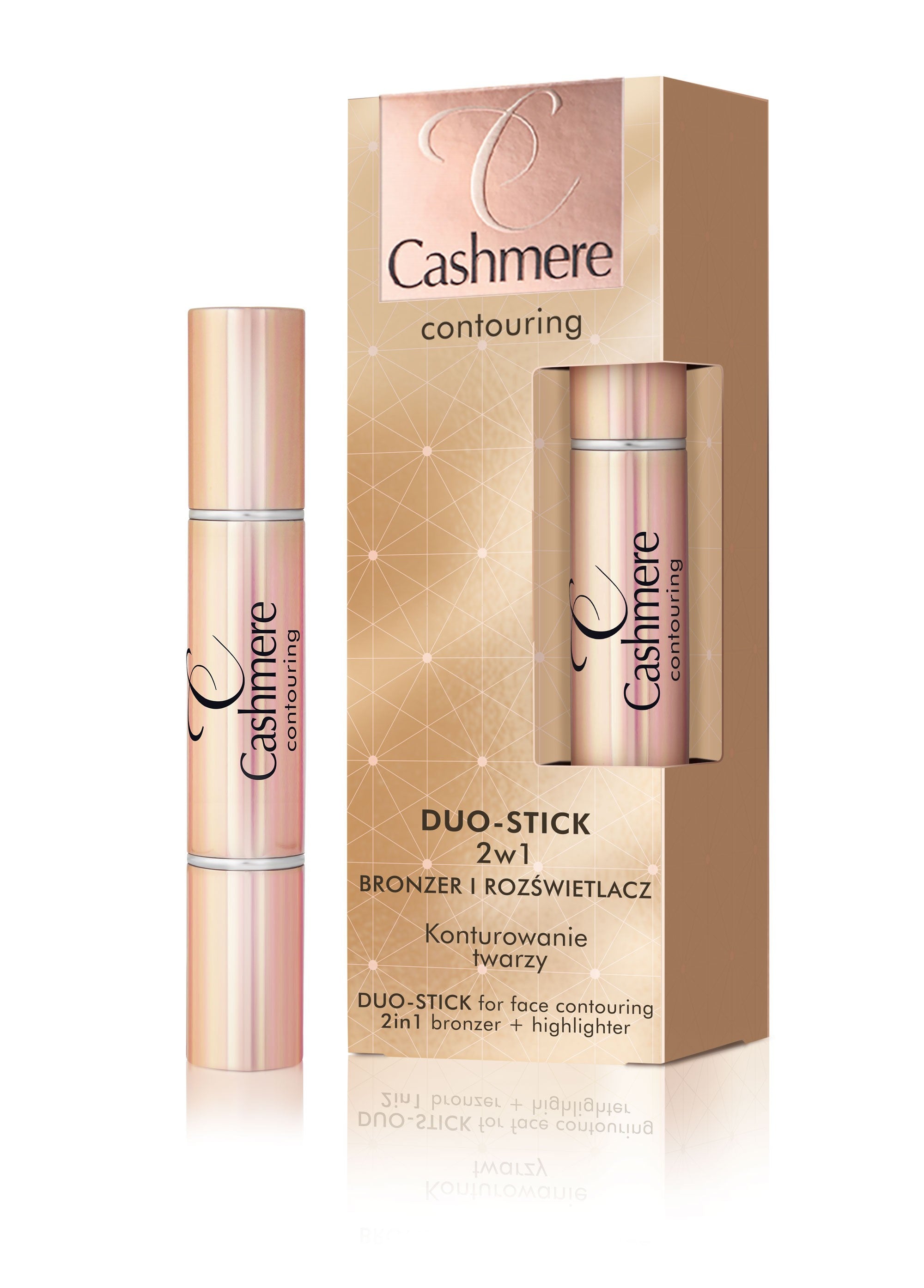 Cashmere Contouring - DUO-STICK 2w1 Bronzer i Rozświetlacz, poj. 9 g