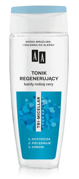 AA TRI-MICELLAR - tonik regenerujący, każdy rodzaj cery, poj. 200 ml