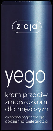 Ziaja Yego Anti-Wrinkle Cream for men, 50 ml capacity