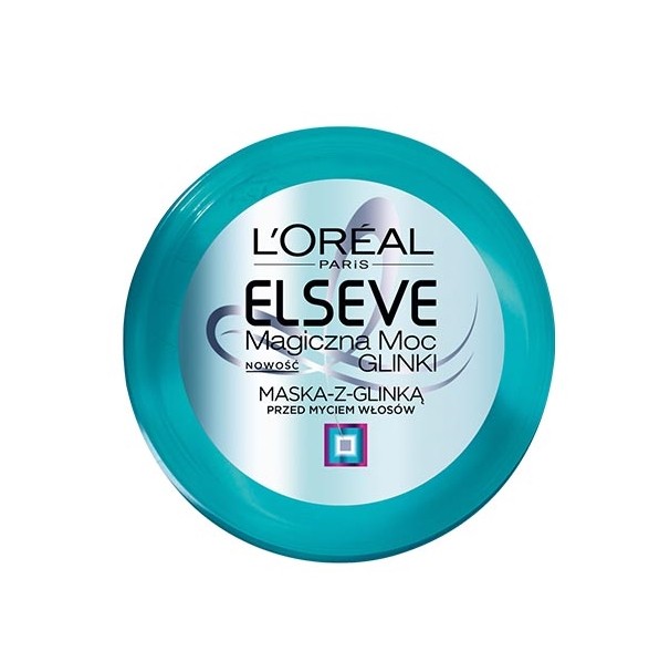 L’Oréal Paris, Elseve, Magiczna Moc Glinki - maska z glinką przed myciem włosów, do przetłuszczających się u nasady, poj. 150 ml