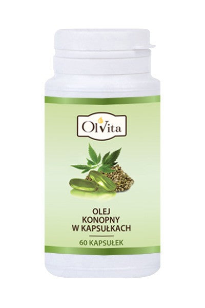 Olej konopny w kapsułkach, poj. 60 kapsułek