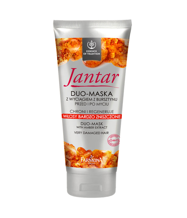Jantar - duo-mask with amber extract for damaged hair, 200 ml