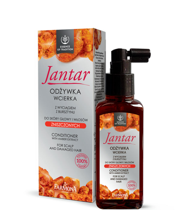 Jantar - conditioner-infusion with amber extract for scalp and damaged hair, capacity 100 ml