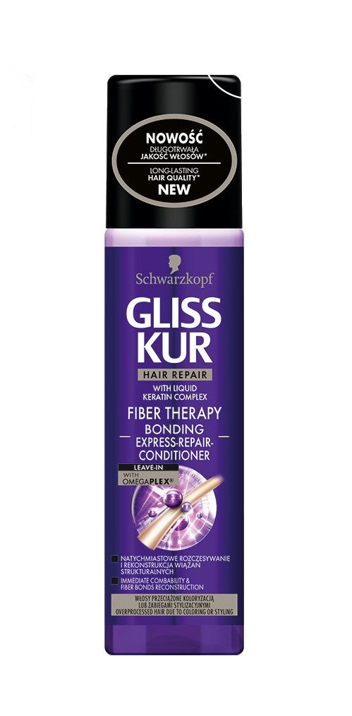 Gliss Kur Fiber Therapy Express Conditioner for overstressed hair, 200 ml