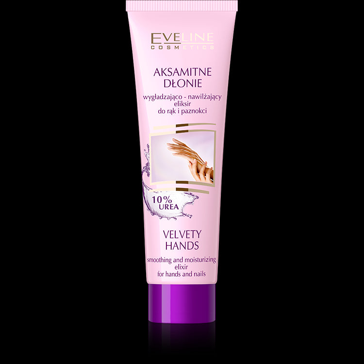 Eveline Aksamitne Dłonie - wygładzająco-nawilżający eliksir do rąk i paznokci, poj. 100 ml