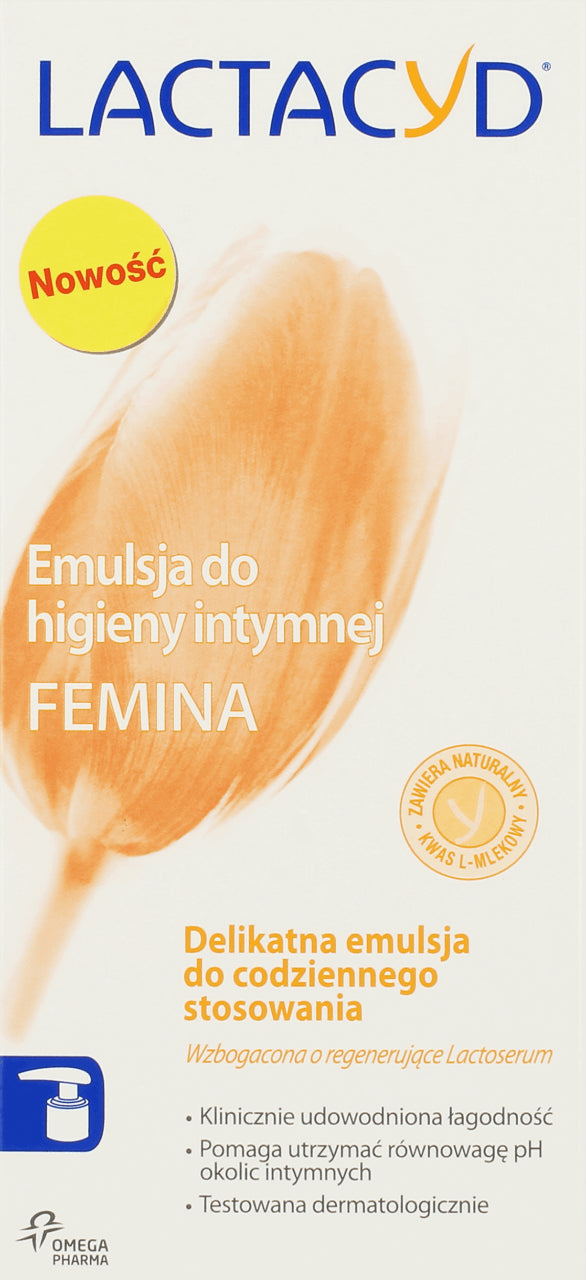 Lactacyd Femina - emulsion for intimate hygiene, 200 ml