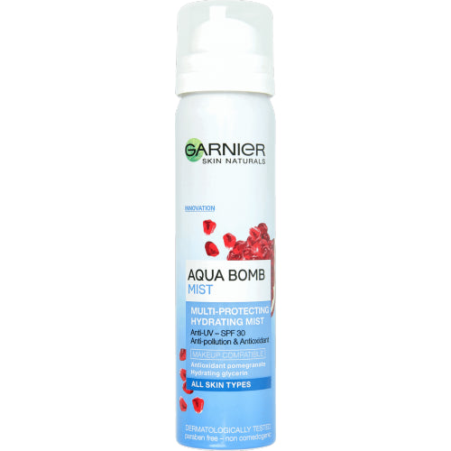 Garnier Aqua Bomb moisturizing face mist, 75 ml