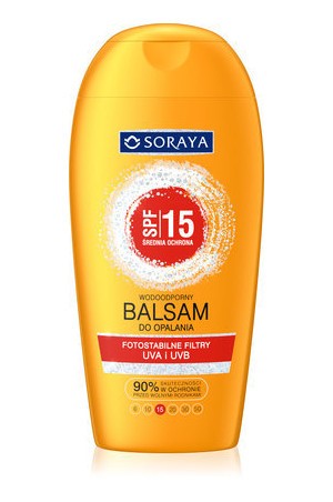 Soraya Opalanie - wodoodporny balsam do opalania SPF15, poj. 200 ml