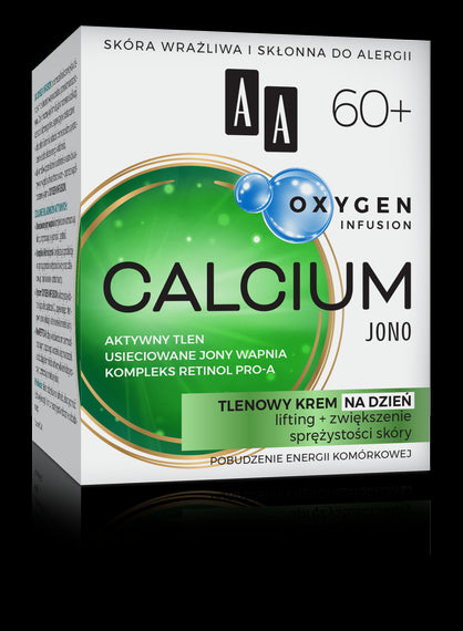 AA OXYGEN INFUSION - CALCIUM JONO, oxygen day cream 60+, volume 50 ml