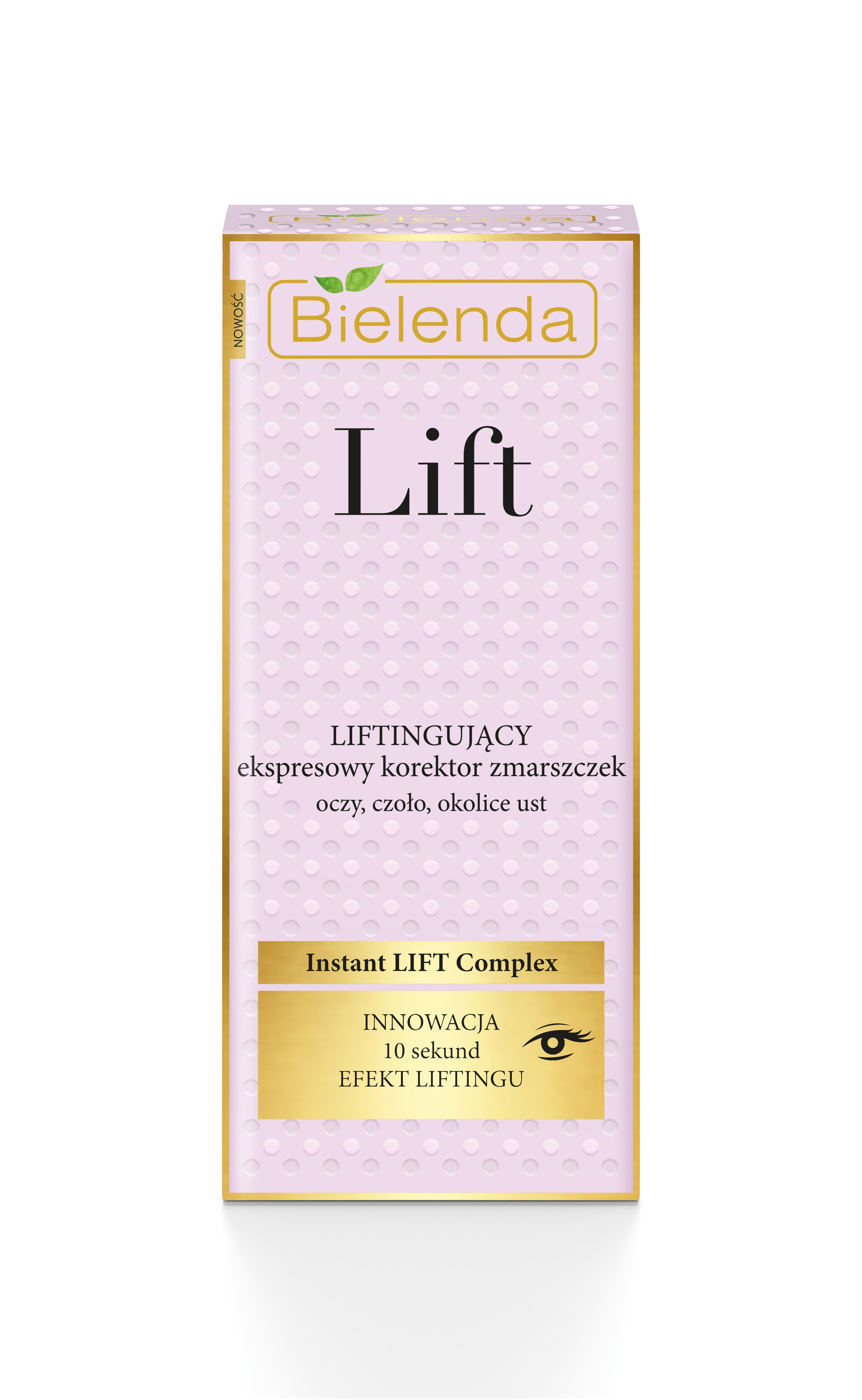 Bielenda LIFT - liftingujący ekspresowy korektor zmarszczek, poj. 15 ml