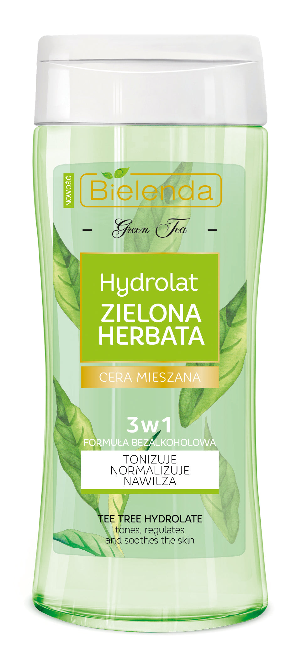 Bielenda Green Tea Hydrolate for combination skin, 3-in-1, 200 ml