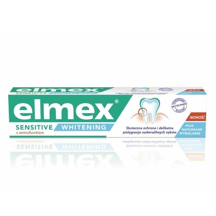Elmex Sensitive Whitening toothpaste with aminofluoride, 50 ml capacity