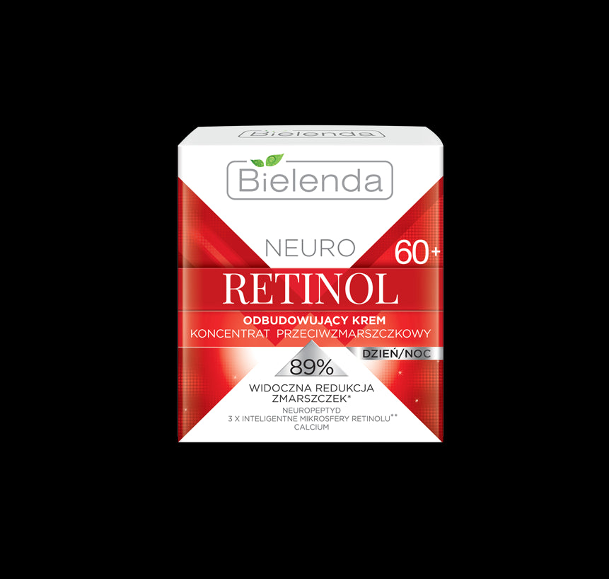 Bielenda NEURO RETINOL - odbudowujący krem – koncentrat przeciwzmarszczkowy 60+ dzień/noc, poj. 50 ml