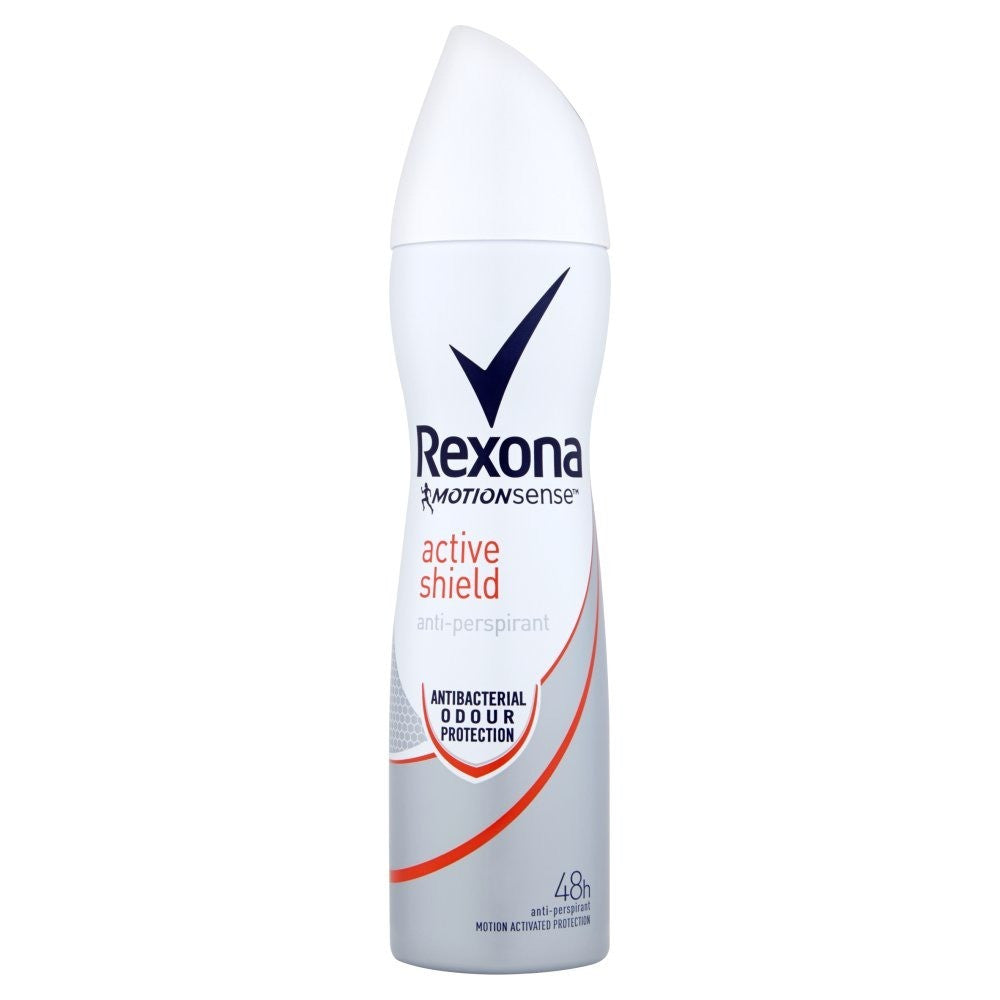 Rexona Active Shield - antibacterial antiperspirant for women in spray, capacity 150 ml