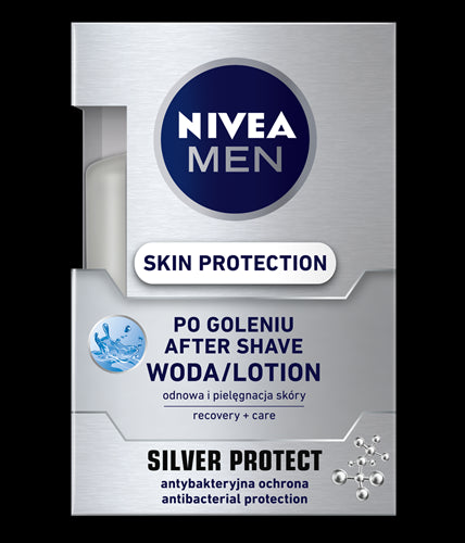 Nivea Men Silver Protect - Skin Protection woda po goleniu, poj. 100 ml