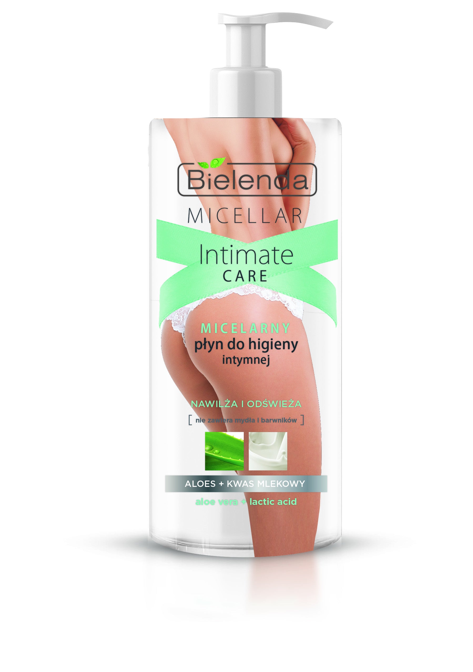 Bielenda INTIMATE CARE - Micelarny płyn do higieny intymnej ALOES + KWAS MLEKOWY, poj. 300 ml