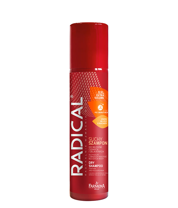 RADICAL - dry shampoo for thin and delicate hair MEGA OBJECTIVITY, volume 180 ml